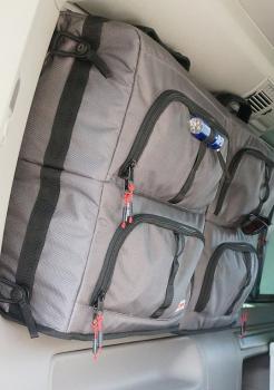 Felleisen Packtaschen Multivan in grau - 2er Set für Fahrer- ODER Beifahrerseite